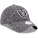 Women's New Era Heathered Gray Oakland Raiders Total Terry 9TWENTY Adjustable Hat 2758798